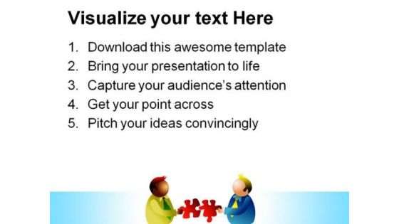 Puzzle Solution Business PowerPoint Templates And PowerPoint Backgrounds 0711