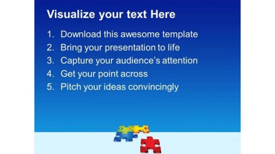 Puzzle Solution Business PowerPoint Templates And PowerPoint Themes 0212