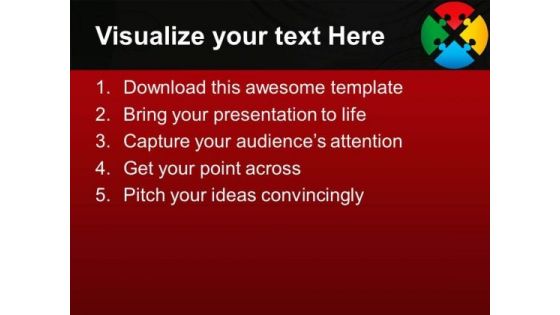 Puzzle Solution Business PowerPoint Templates And PowerPoint Themes 0312