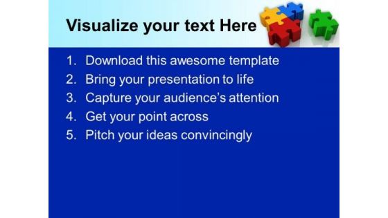Puzzle Solution Business PowerPoint Templates And PowerPoint Themes 0712