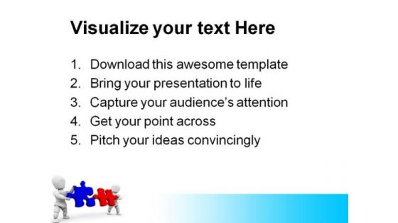 Puzzle Solution Business PowerPoint Themes And PowerPoint Slides 0411