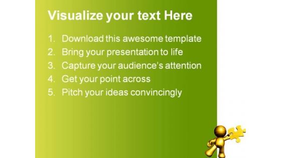 Puzzle Solution Metaphor PowerPoint Templates And PowerPoint Backgrounds 0711