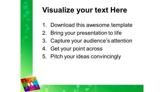 Puzzle Solution Success PowerPoint Templates And PowerPoint Themes 0612