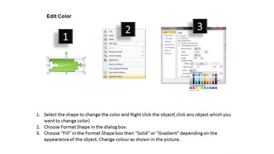 Puzzle Steps For Global Business PowerPoint Theme Plan Worksheet Slides
