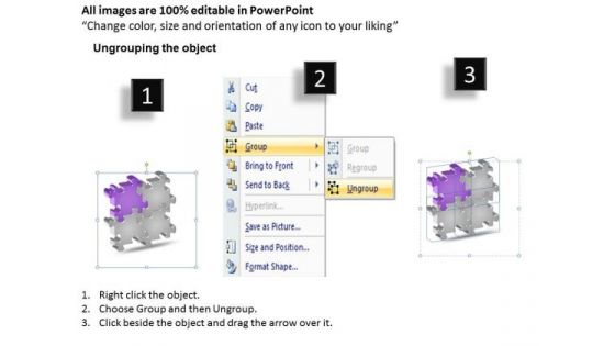 Puzzle Structure For Business Process Ppt Plan Software Download PowerPoint Slides