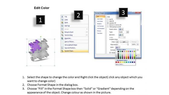 Puzzle Structure For Business Process Ppt Plan Software Download PowerPoint Slides