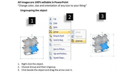 Puzzle Structure For Business Process Ppt Plans Small PowerPoint Templates