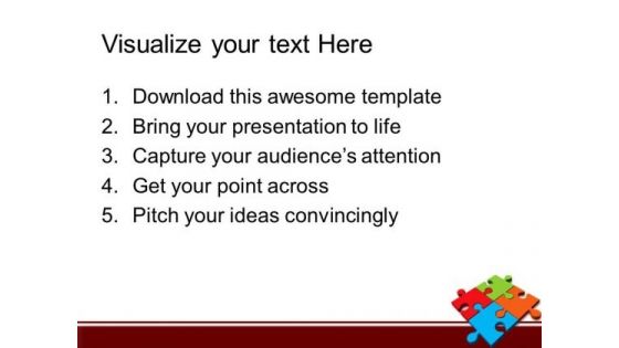 Puzzle Success Communication PowerPoint Templates And PowerPoint Themes 0212