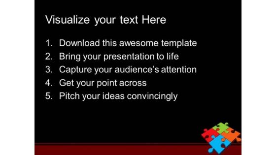Puzzle Success Communication PowerPoint Templates And PowerPoint Themes 0212