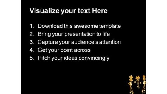 Puzzle Team02 Business PowerPoint Templates And PowerPoint Backgrounds 0811