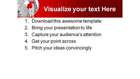 Puzzle Team Leadership PowerPoint Templates And PowerPoint Backgrounds 0611