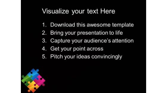 Puzzle Teamwork Business PowerPoint Templates And PowerPoint Themes 0212