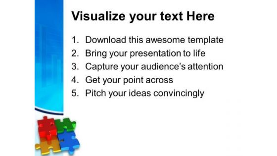 Puzzle Teamwork Business PowerPoint Templates And PowerPoint Themes 0712