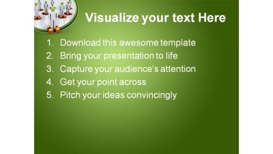 Puzzle Teamwork Business PowerPoint Themes And PowerPoint Slides 0811