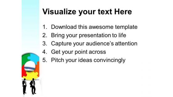 Puzzle With Team Business PowerPoint Templates And PowerPoint Themes 0312
