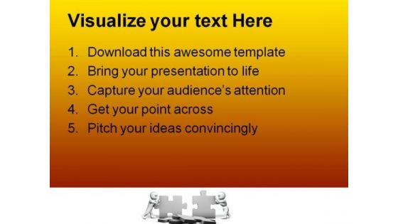 Puzzles Building Business PowerPoint Templates And PowerPoint Backgrounds 0411