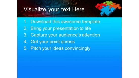 Puzzles Business PowerPoint Templates And PowerPoint Themes 0212