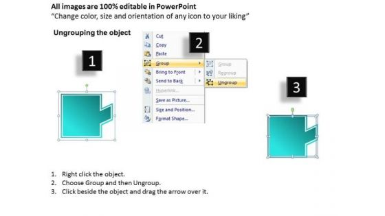 Puzzles Illustrating 9 Steps Linear Manner Network Mapping Freeware PowerPoint Slides