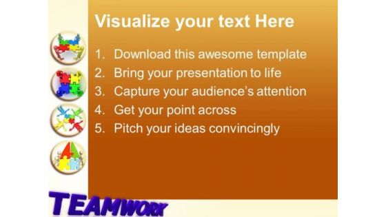 Puzzles Teamwork PowerPoint Templates And PowerPoint Themes 0512