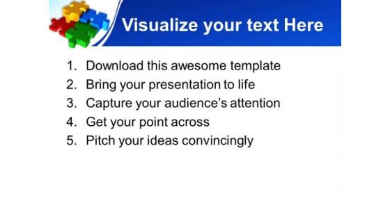 Puzzles Teamwork PowerPoint Templates And PowerPoint Themes 0612