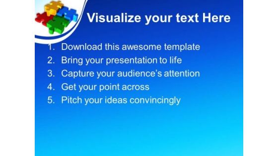 Puzzles Teamwork PowerPoint Templates And PowerPoint Themes 0612