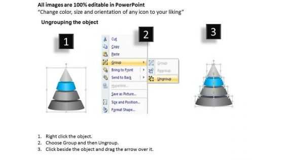 Pyramid 4 Staged For Independent Process Business Ppt Creating Plan PowerPoint Slides