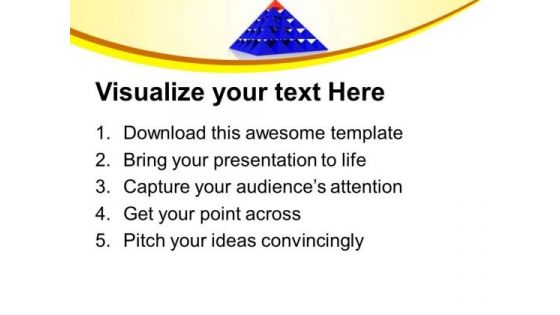 Pyramid Diagram For Business Development PowerPoint Templates Ppt Backgrounds For Slides 0413