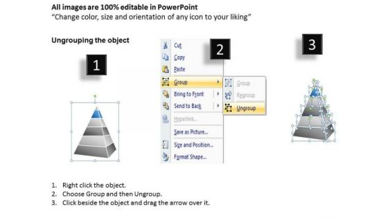 Pyramid For Ecological Concepts 6 Stages Ppt Example Of Small Business Plan PowerPoint Slides