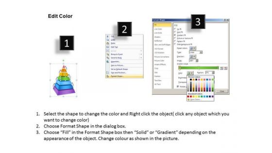 Pyramid Structre 7 Staged For Independent Process Ppt Business Plan Samples PowerPoint Templates