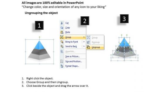 Pyramid Structur With 3 Stages Ppt Handyman Business Plan PowerPoint Slides