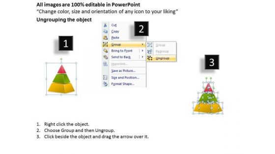 Pyramid Structure With Three Stages Ppt Business Plan Sample PowerPoint Templates