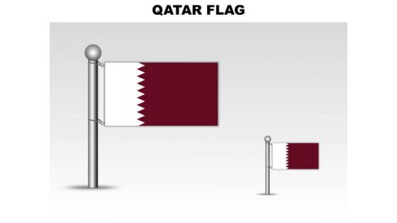 Qatar Country PowerPoint Flags