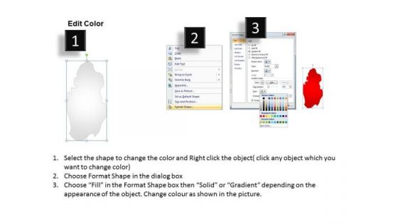Qatar Country PowerPoint Maps