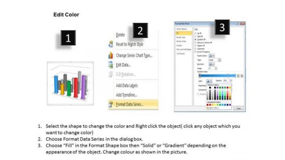 Quantitative Data Analysis 3d Interpretation Of Statistical Quality Control PowerPoint Templates
