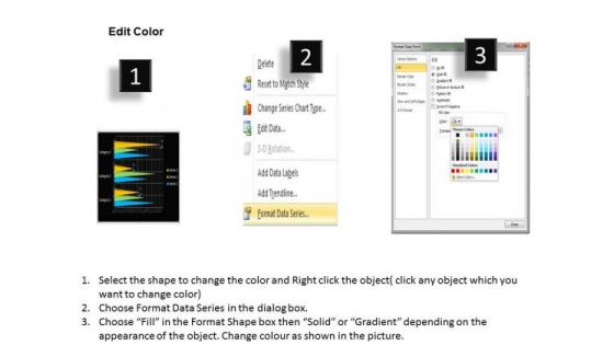 Quantitative Data Analysis Bar Chart For Financial Markets PowerPoint Templates