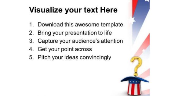 Query On American Problem PowerPoint Templates Ppt Backgrounds For Slides 0813