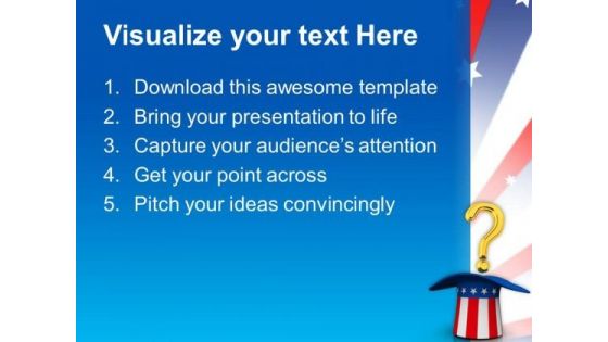 Query On American Problem PowerPoint Templates Ppt Backgrounds For Slides 0813