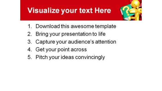 Question Book Concept Business PowerPoint Templates And PowerPoint Backgrounds 0611