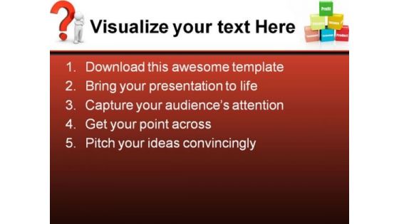 Question Business PowerPoint Template 0510