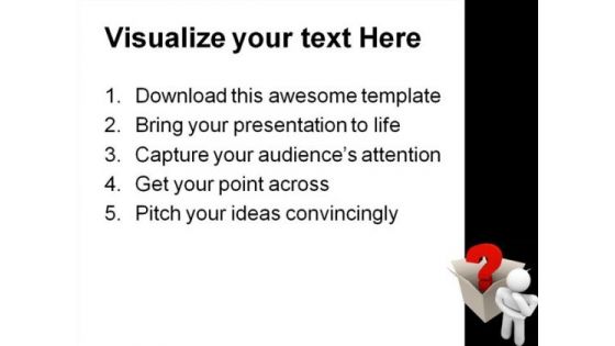 Question Business PowerPoint Template 1110