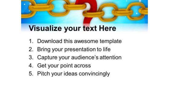 Question Chain Business PowerPoint Templates And PowerPoint Themes 0512