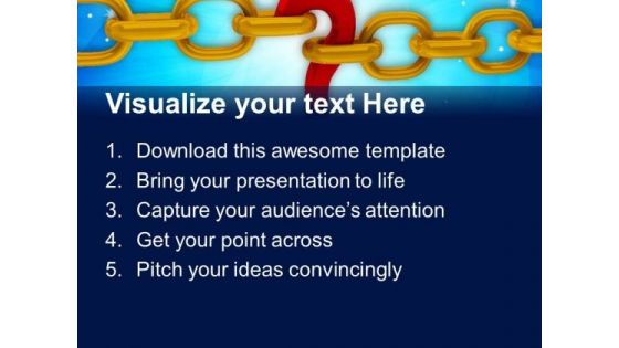 Question Chain Business PowerPoint Templates And PowerPoint Themes 0512