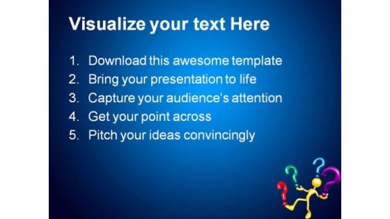 Question Future PowerPoint Template 1010