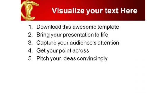Question Hovering Between Hand Business PowerPoint Themes And PowerPoint Slides 0411