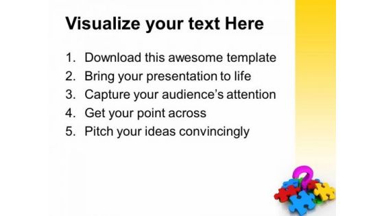 Question Mark And Puzzle Signs PowerPoint Templates And PowerPoint Themes 0712