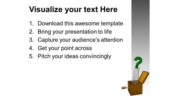 Question Mark In The Box Business PowerPoint Templates And PowerPoint Themes 1112