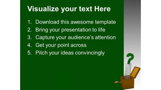 Question Mark In The Box Business PowerPoint Templates And PowerPoint Themes 1112