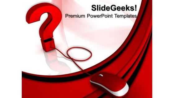 Question Mark Internet PowerPoint Templates And PowerPoint Themes 0712