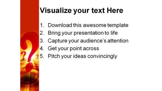 Question Marks Business PowerPoint Themes And PowerPoint Slides 0511