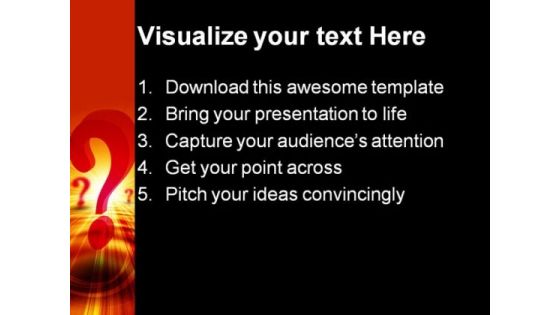Question Marks Business PowerPoint Themes And PowerPoint Slides 0511